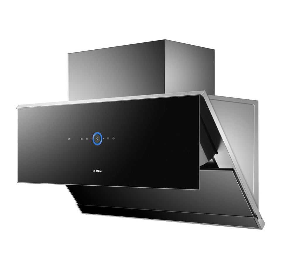 Side draft store range hood