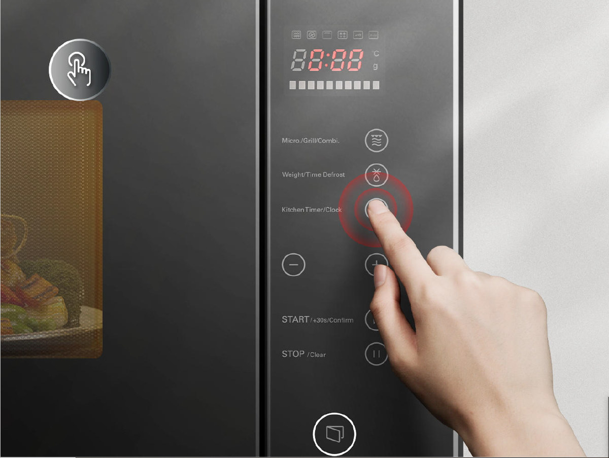 High Power Microwave Oven Builtin Model M612S Width 60cm Ca