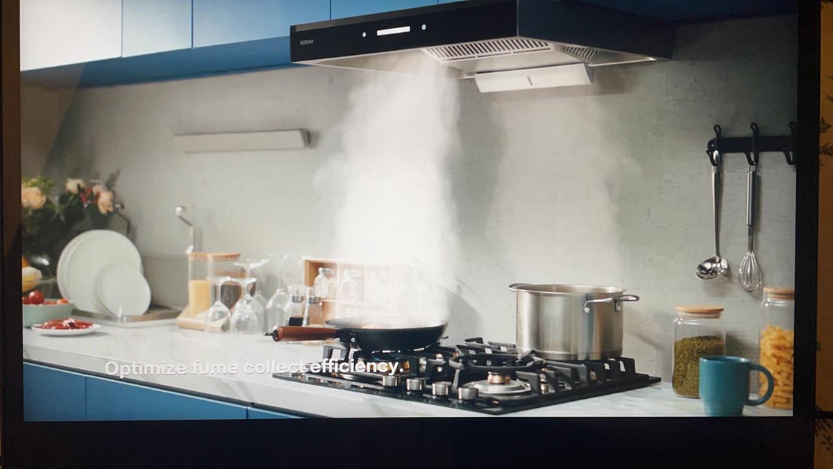 Range Hood | T-shaped type | Model: A830 | 60cm | Airflow: 1080 m3/hr | Pressure: 800Pa | Noise: < 56dB