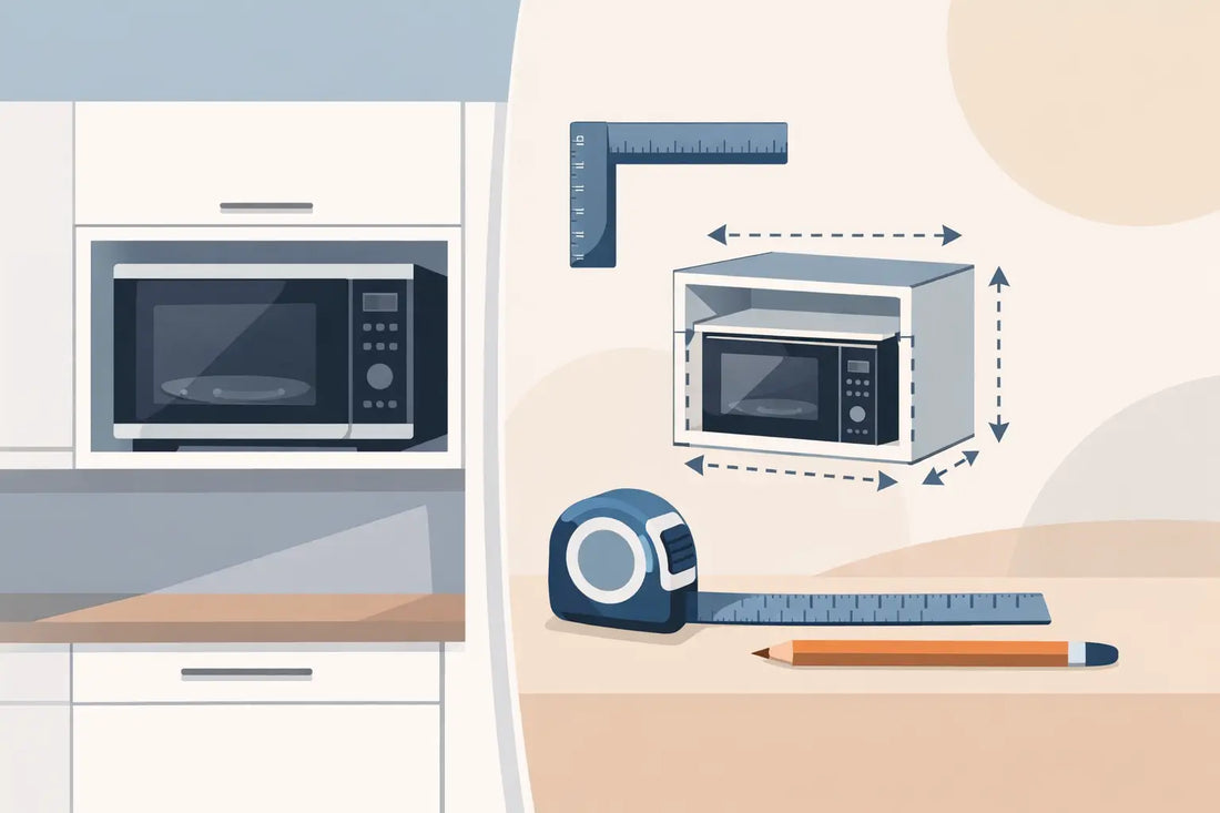 Built-In Microwave Cabinet Dimensions Guide
