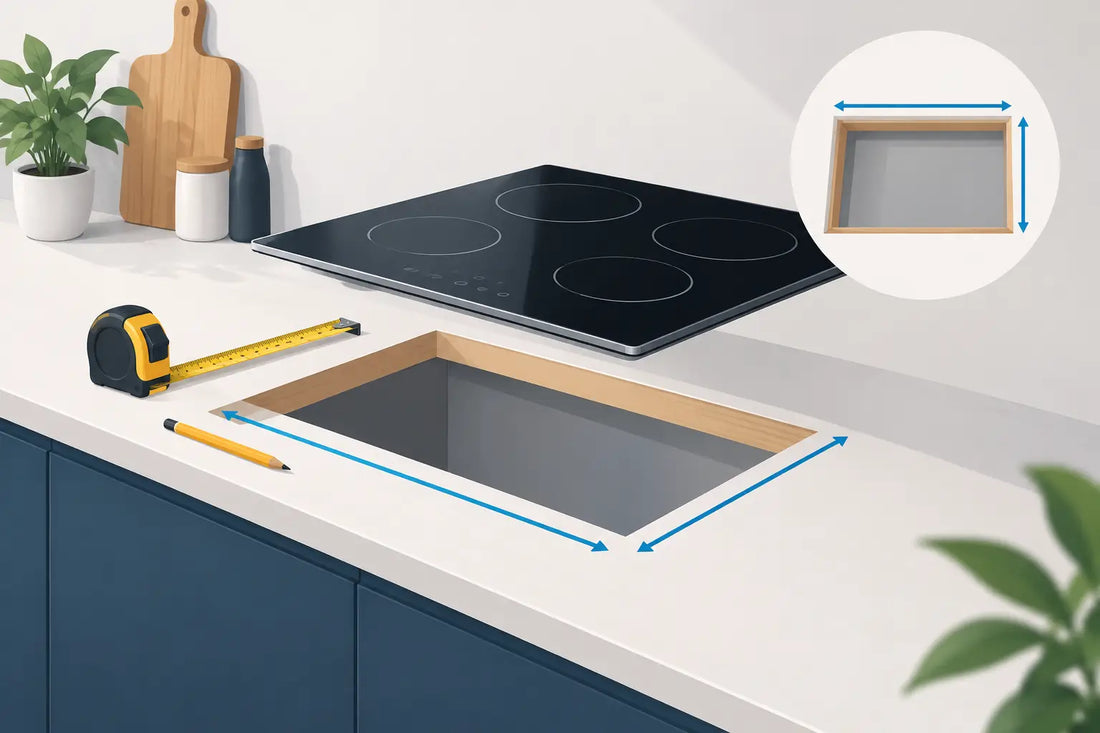 How to Measure Hob Cutout for a Built-In Fit