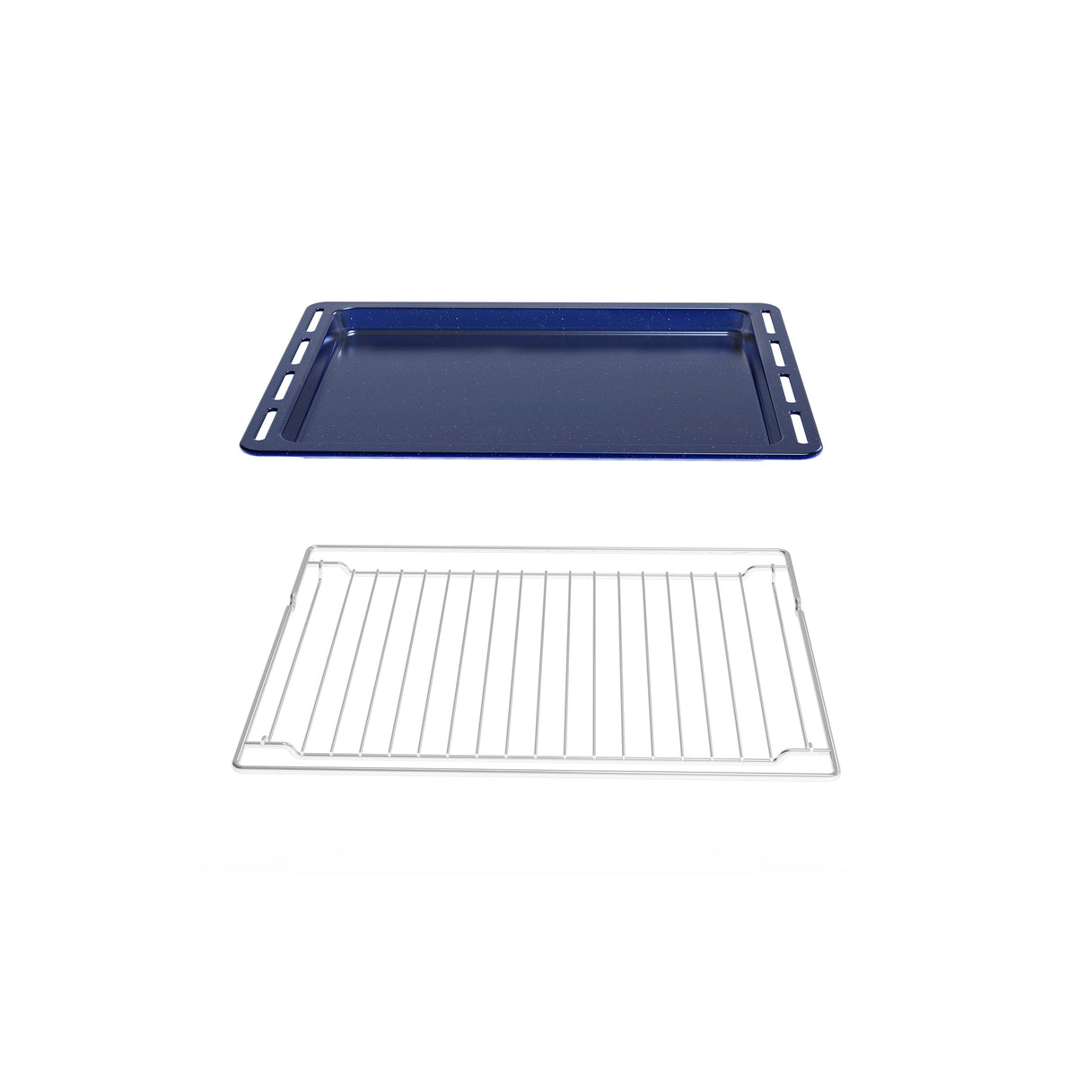 ROBAM RQ330 accessories: shallow baking tray and grill rack