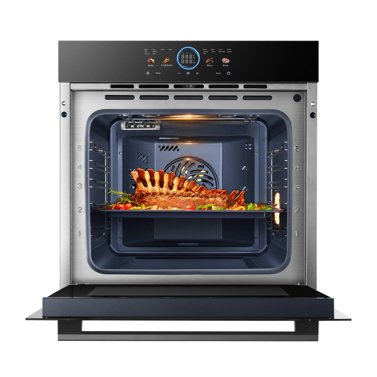 ROBAM RQ333 built-in oven, angled view