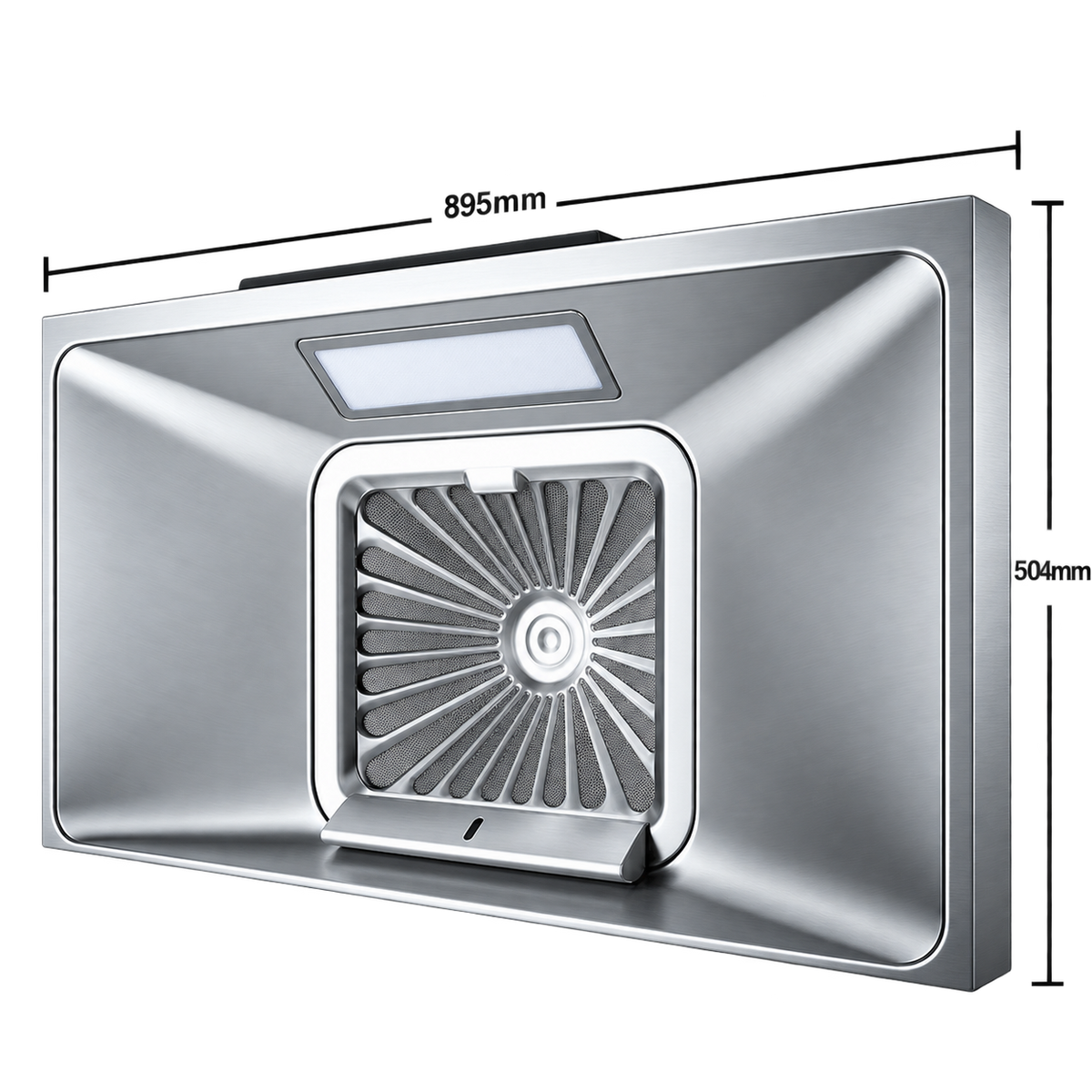 Range Hood | Deep Cavity type | Model: A837 | 90cm | Airflow: 1200 m3/hr | Pressure: 800 Pa | Noise: < 53dB