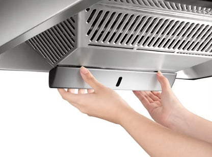 Range Hood | T-shaped type | Model: A8300 | 60cm | Airflow: 1200 m3/hr | Pressure: 450 Pa | Noise: < 56dB