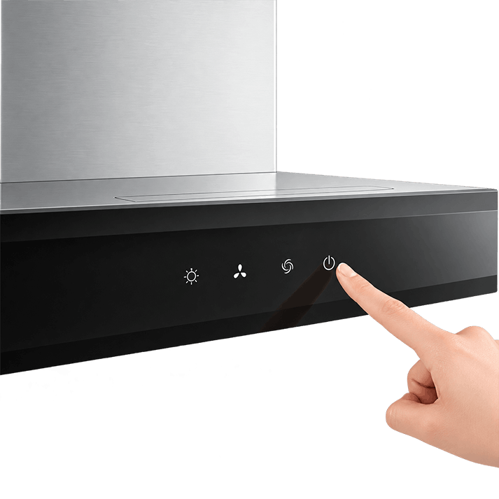 Range Hood | T-shaped type | Model: A830 | 60cm | Airflow: 1080 m3/hr | Pressure: 800Pa | Noise: < 56dB