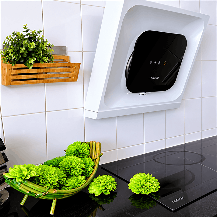 Range Hood | Side Draft type | Model: A609 | 60cm | Airflow: 1020 m3/hr | Pressure: 400 Pa | Noise: < 58dB
