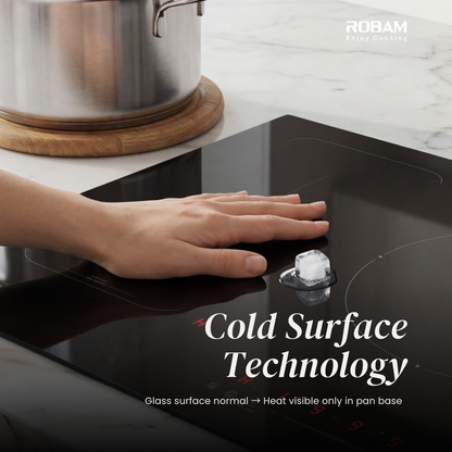 High Power Induction Hob | Full Flexi Induction Zone | Model: JZD-9W6H50 | Pioneer Free Style Cooking | Automatic Power Off Protection | Width : 90cm