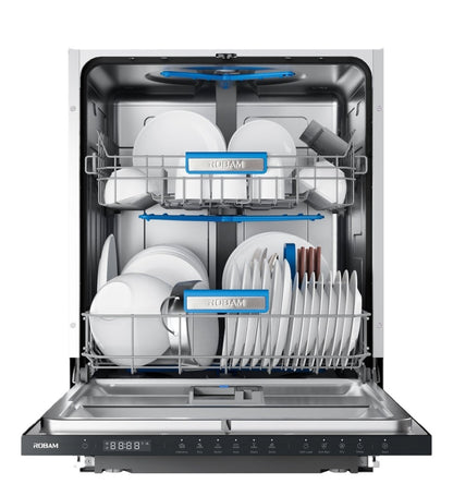 Robam Dishwasher | Built-In | Model: W653 | Dual ArmSpray | Capacity: 14sets