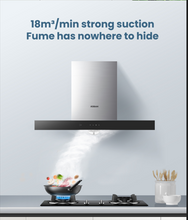 Load image into Gallery viewer, Range Hood | T-shaped type | Model: 85H1 | 90cm | Airflow: 1080 m3/hr | Pressure: 360 Pa | Noise: &lt; 55dB
