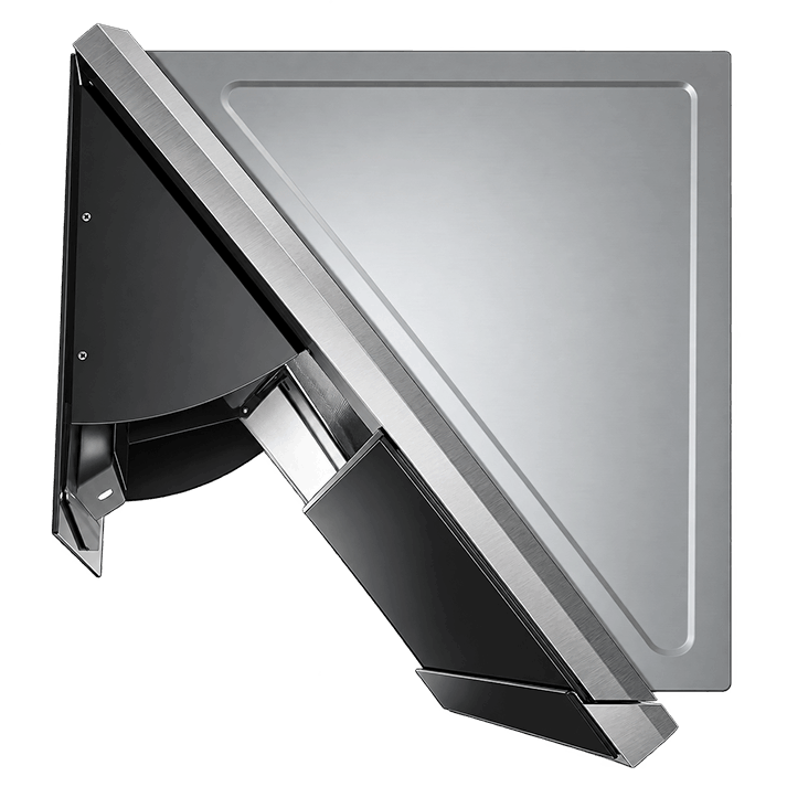Range Hood | Side Draft type | Model: A675S | 90cm | Airflow: 1500 m3/hr | Pressure: 1000 Pa | Noise: < 50dB | AI Smart Gesture Control