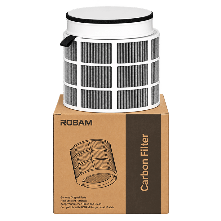 ROBAM External Charcoal Filter for Hood | ECO Friendly with 70% Coconut Shell Charcoal | Convert Duct hoods into Ductless Seamlessly | Ultimate Deodorizing Filter