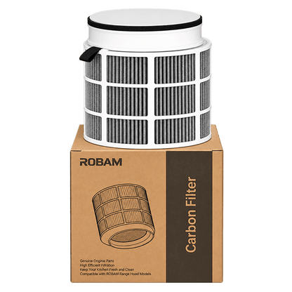 ROBAM External Charcoal Filter for Hood | ECO Friendly with 70% Coconut Shell Charcoal | Convert Duct hoods into Ductless Seamlessly | Ultimate Deodorizing Filter