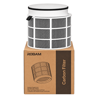 ROBAM External Charcoal Filter for Hood | ECO Friendly with 70% Coconut Shell Charcoal | Convert Duct hoods into Ductless Seamlessly | Ultimate Deodorizing Filter