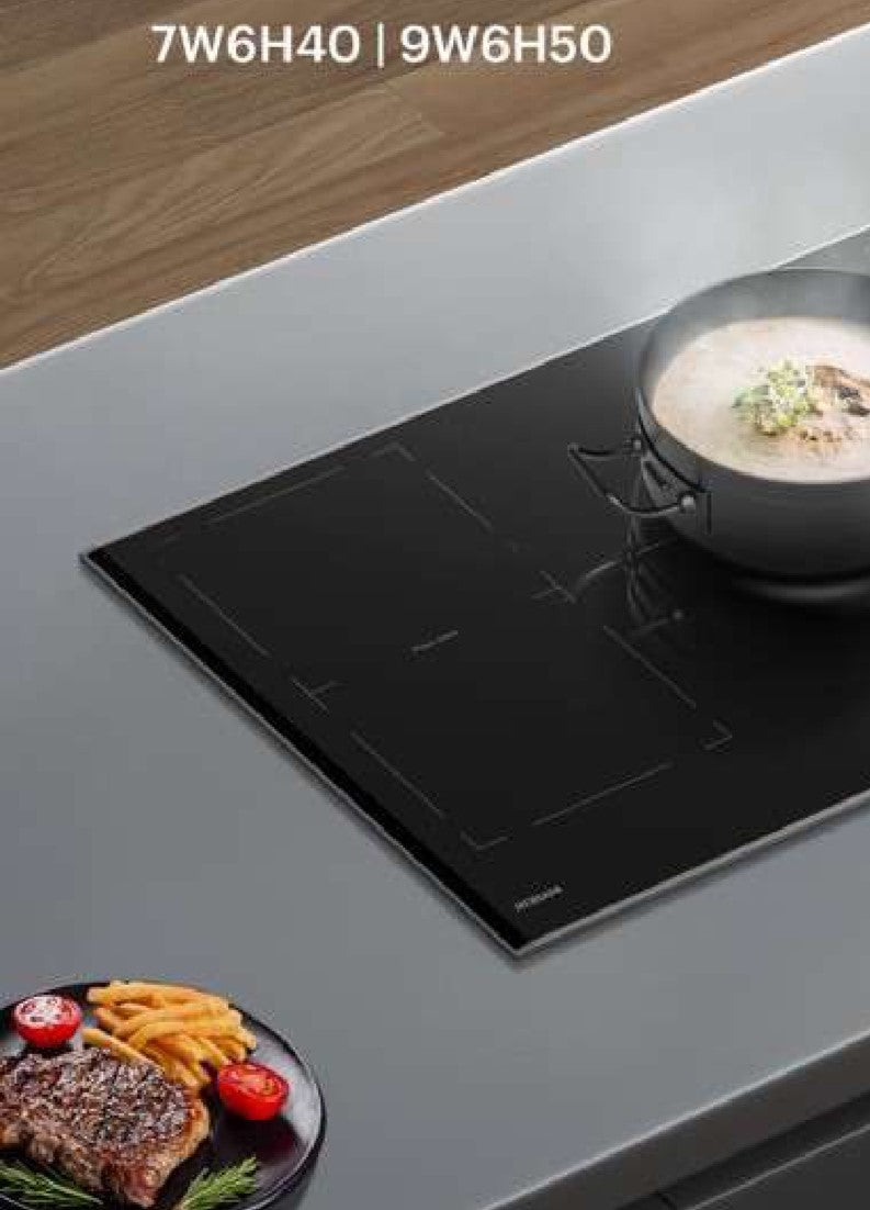 High Power Induction Hob | Flexi Induction Zone | Model: H40 | Pioneer Free Style Cooking | Automatic Power Off Protection | Width : 60cm