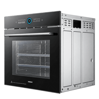 Professional Oven For Home | Model: RQ335 | Full Black Color Unit | Dual Fans | Dual Temperature In Same Cavity |  Width: 60cm