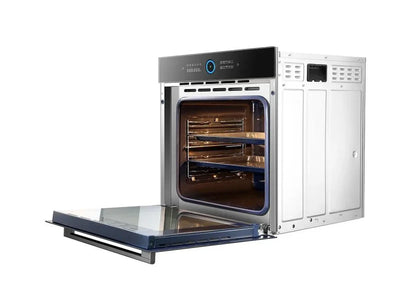 Professional Oven For Home | Model: RQ335 | Full Black Color Unit | Dual Fans | Dual Temperature In Same Cavity |  Width: 60cm