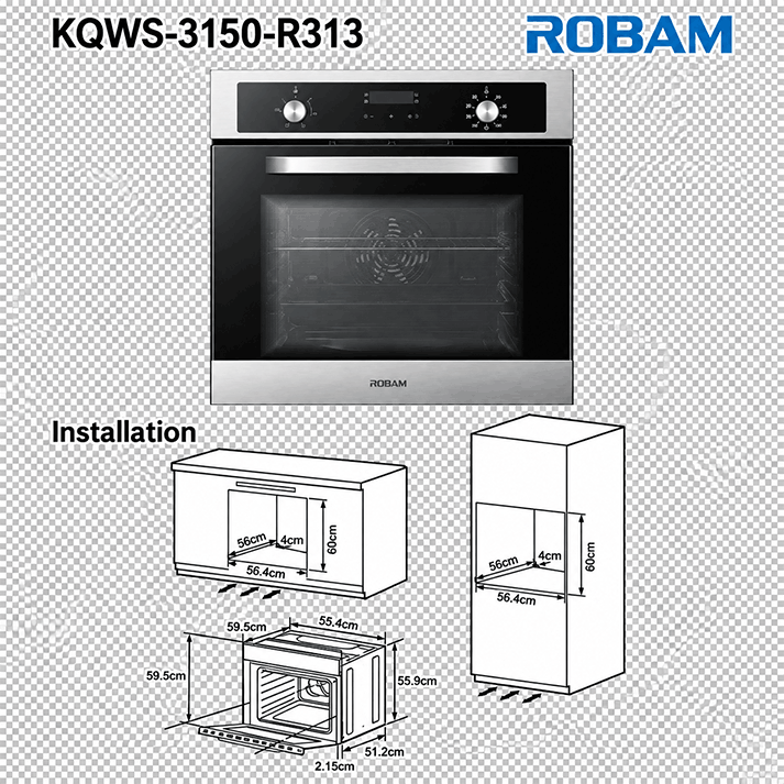 Electric Oven | Built-in | Width: 60cm