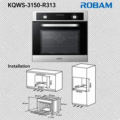 Electric Oven | Built-in | Width: 60cm