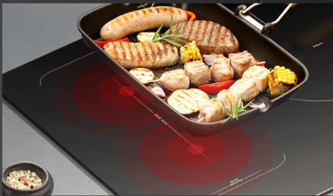 High Power Induction Hob | Full Flexi Induction Zone | Model: H50 | Pioneer Free Style Cooking | Automatic Power Off Protection | Width : 90cm