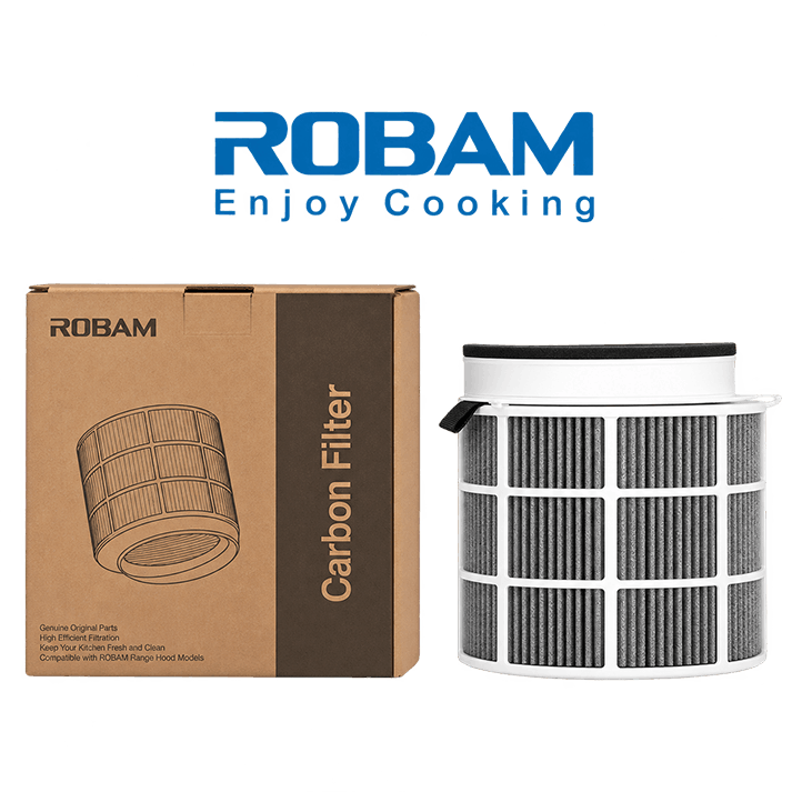 ROBAM External Charcoal Filter for Hood | ECO Friendly with 70% Coconut Shell Charcoal | Convert Duct hoods into Ductless Seamlessly | Ultimate Deodorizing Filter