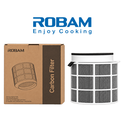 ROBAM External Charcoal Filter for Hood | ECO Friendly with 70% Coconut Shell Charcoal | Convert Duct hoods into Ductless Seamlessly | Ultimate Deodorizing Filter