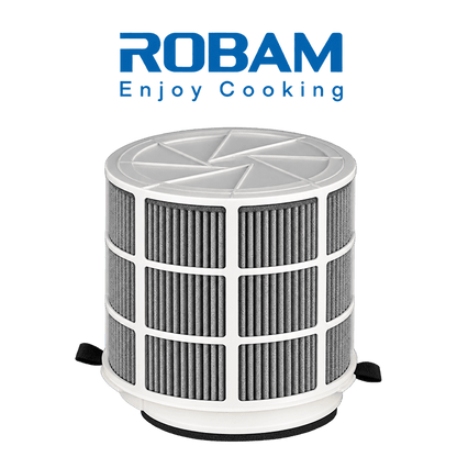 ROBAM External Charcoal Filter for Hood | ECO Friendly with 70% Coconut Shell Charcoal | Convert Duct hoods into Ductless Seamlessly | Ultimate Deodorizing Filter