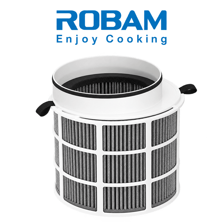 ROBAM External Charcoal Filter for Hood | ECO Friendly with 70% Coconut Shell Charcoal | Convert Duct hoods into Ductless Seamlessly | Ultimate Deodorizing Filter