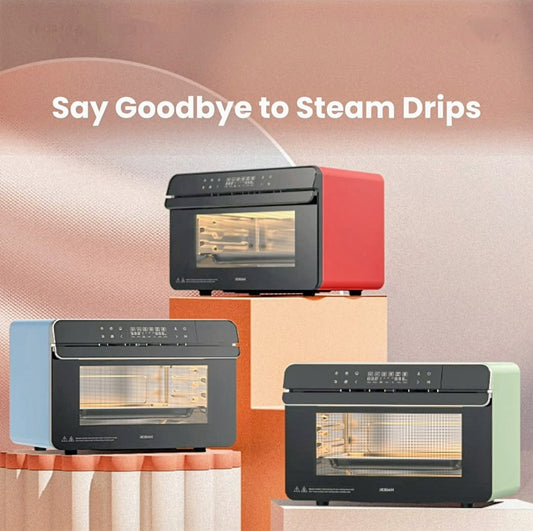 Robam Combi Steam Oven with Air Fryer | New Free Standing Oven | Multiple Cooking Modes | 1°C precise temperature control | Model: CT752 | Colors: Mint Green , Seasalt Blue & Garnet Red