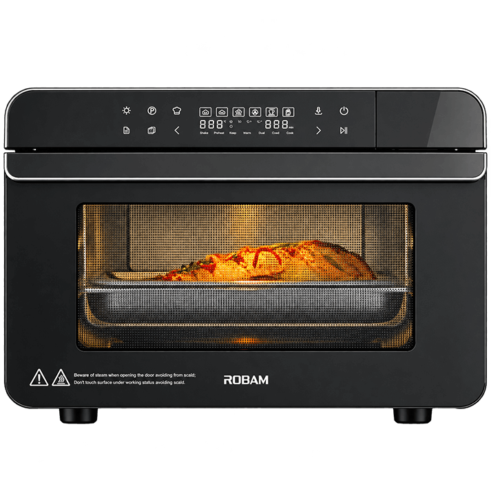 Robam Combi Steam Oven with Air Fryer | New Free Standing Oven | Multiple Cooking Modes | 1°C precise temperature control | Model: CT752 | Colors: Mint Green , Seasalt Blue & Garnet Red