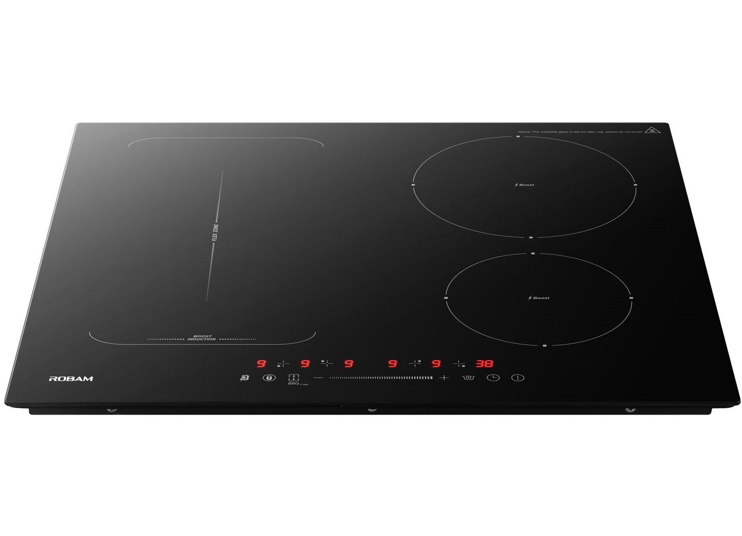 High Power Induction Hob | Flexi Induction Zone | Model: H40 | Pioneer Free Style Cooking | Automatic Power Off Protection | Width : 60cm