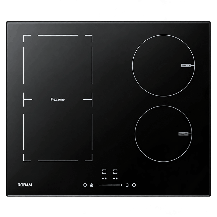 High Power Induction Hob | Flexi Induction Zone | Model: H40 | Pioneer Free Style Cooking | Automatic Power Off Protection | Width : 60cm