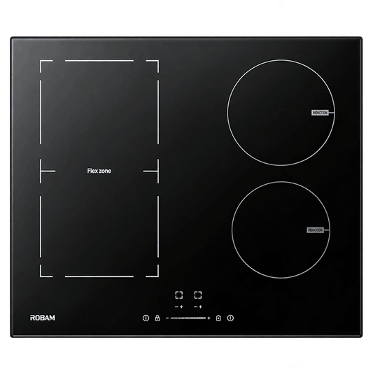 High Power Induction Hob | Flexi Induction Zone | Model: H40 | Pioneer Free Style Cooking | Automatic Power Off Protection | Width : 60cm