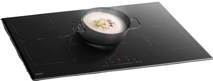 High Power Induction Hob | Full Flexi Induction Zone | Model: H50 | Pioneer Free Style Cooking | Automatic Power Off Protection | Width : 90cm