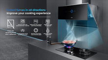 Load image into Gallery viewer, Range Hood | Side Draft type | Model: A675S | 90cm | Airflow: 1500 m3/hr | Pressure: 1000 Pa | Noise: &lt; 50dB | AI Smart Gesture Control
