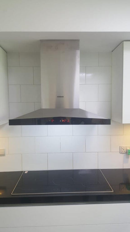 Range Hood | Deep Cavity type | Model: A829 | 90cm | Airflow: 1200 m3/hr | Pressure: 420 Pa | Noise: < 57dB