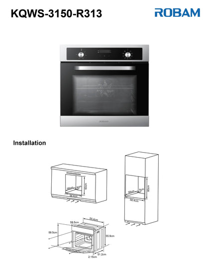 Electric Oven | Built-in | Width: 60cm